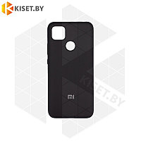 Soft-touch бампер KST Silicone Cover для Xiaomi Redmi 9C черный с закрытым низом