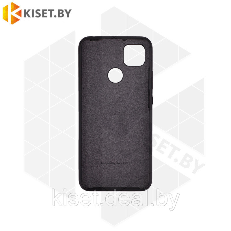 Soft-touch бампер KST Silicone Cover для Xiaomi Redmi 9C черный с закрытым низом - фото 2 - id-p185193599