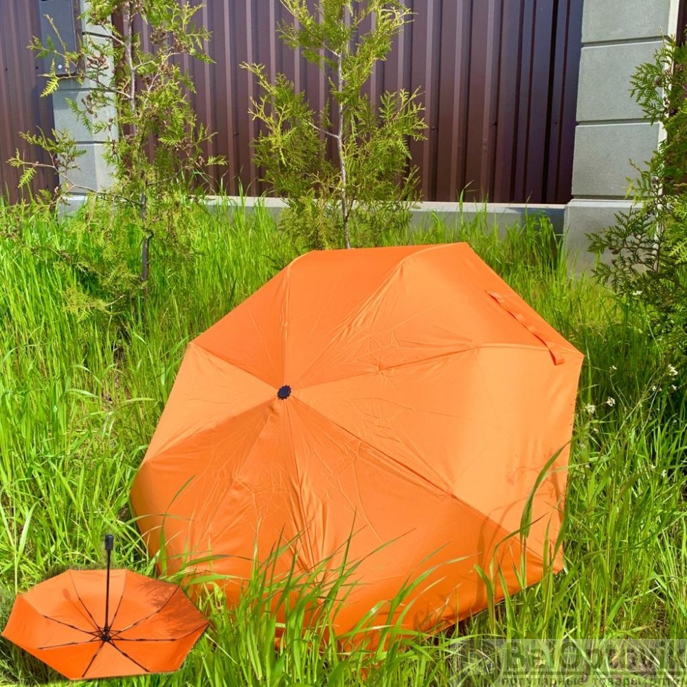 Автоматический с защитой от ветра зонт Vortex Антишторм, d -96 см. Оранжевый - фото 2 - id-p185195027