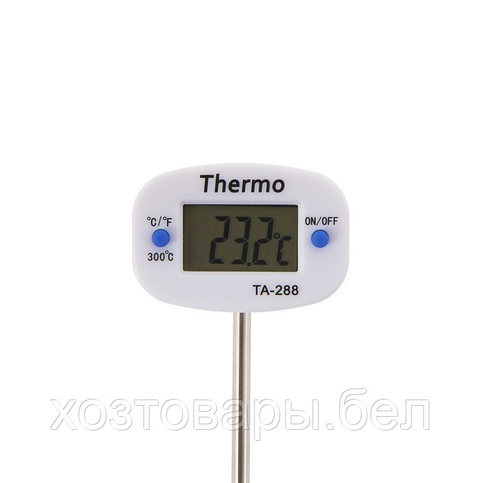 Термощуп кухонный ( 50 до +300°С) электронный белый TA-288 батарейки LR44 - фото 3 - id-p185195477
