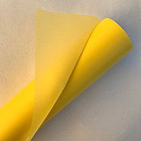 Матовая пленка "Базовая", желтый, 50 см х 9 м