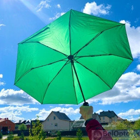 Автоматический противоштормовой зонт Vortex Антишторм, d -96 см. Зеленый