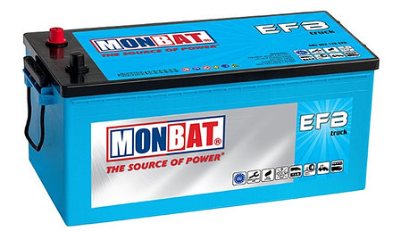 Аккумуляторная батарея Monbat EFB (230 Ah), полярность (+/-), E65CX3_1, фото 2