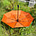 Автоматический с защитой от ветра зонт Vortex Антишторм, d -96 см. Оранжевый, фото 6