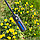 Автоматический противоштормовой складной зонт Sherp Двухсторонний: Черный/синий, фото 2