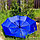 Автоматический противоштормовой складной зонт Sherp Двухсторонний: Черный/синий, фото 4