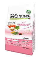 Сухой корм для собак Unica Natura Unico Maxi (Лосось, рис и горох) 2.5 кг