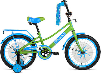 Детский велосипед Forward AZURE 20 (10.5 quot; рост) зеленый/голубой 2021 год (1BKW1C101003)