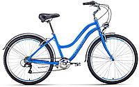 Городской велосипед Forward EVIA AIR 26 1.0 (16 quot; рост) синий/белый 2021 год (RBKW1C367006)