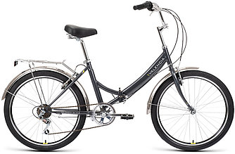 Складной велосипед складной  Forward VALENCIA 24 2.0 (16 quot; рост) темно-серый/зеленый 2022 год