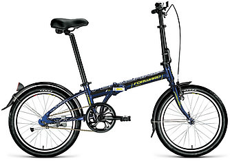 Складной велосипед складной  Forward ENIGMA 20 1.0 (11 quot; рост) синий/зеленый 2021 год (1BKW1C401003)