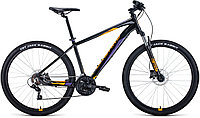 Горный велосипед хардтейл Forward APACHE 27,5 3.0 disc (15 quot; рост) черный/оранжевый 2021 год
