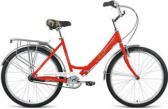 Складной велосипед складной  Forward SEVILLA 26 3.0 (18.5 quot; рост) красный матовый/белый 2021 год