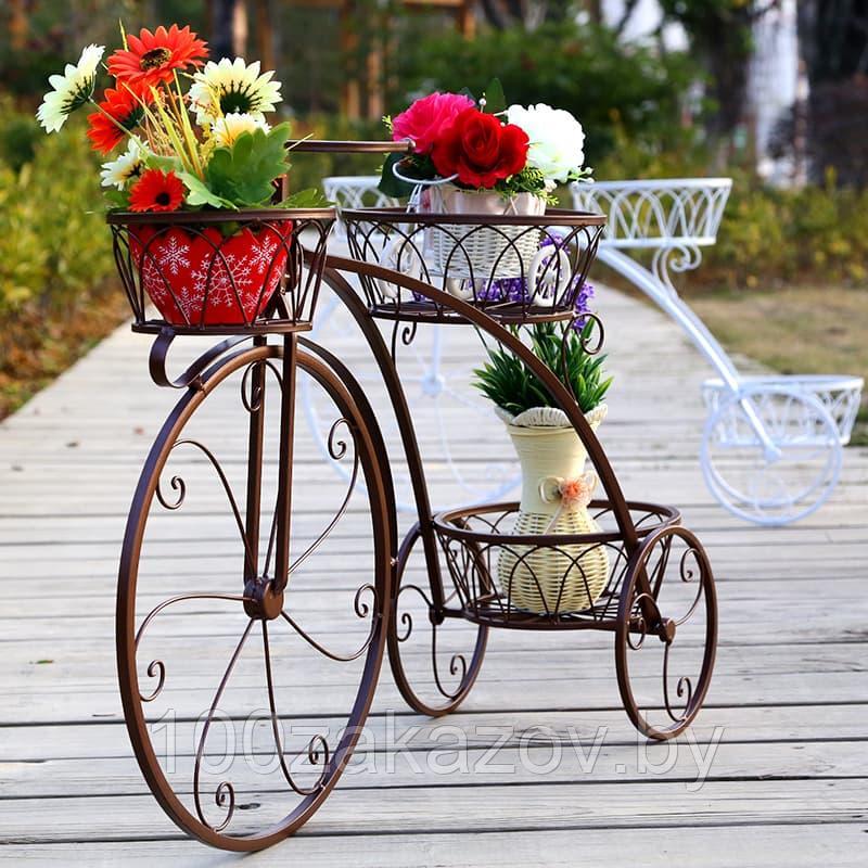 Подставка для цветов vg01 велосипед - фото 1 - id-p185198835