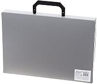 Портфель пластиковый Berlingo Standart 370*250*40 мм, серый