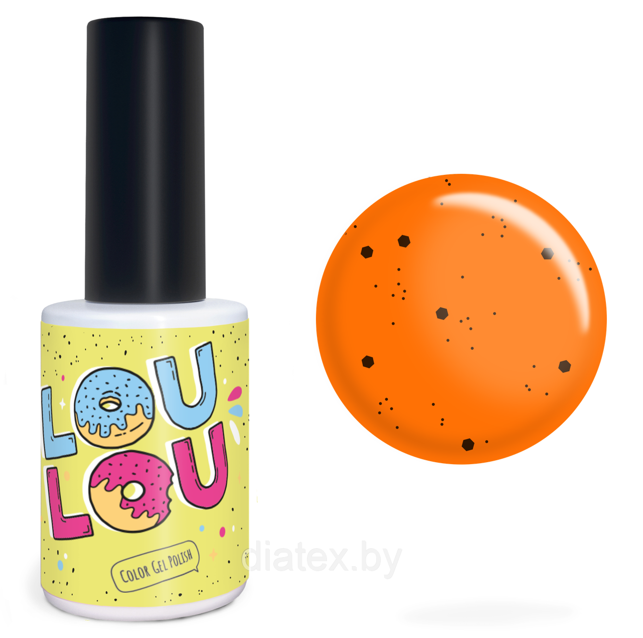 Гель-лак LOULOU “ss6” (10мл.) оранжевое манго