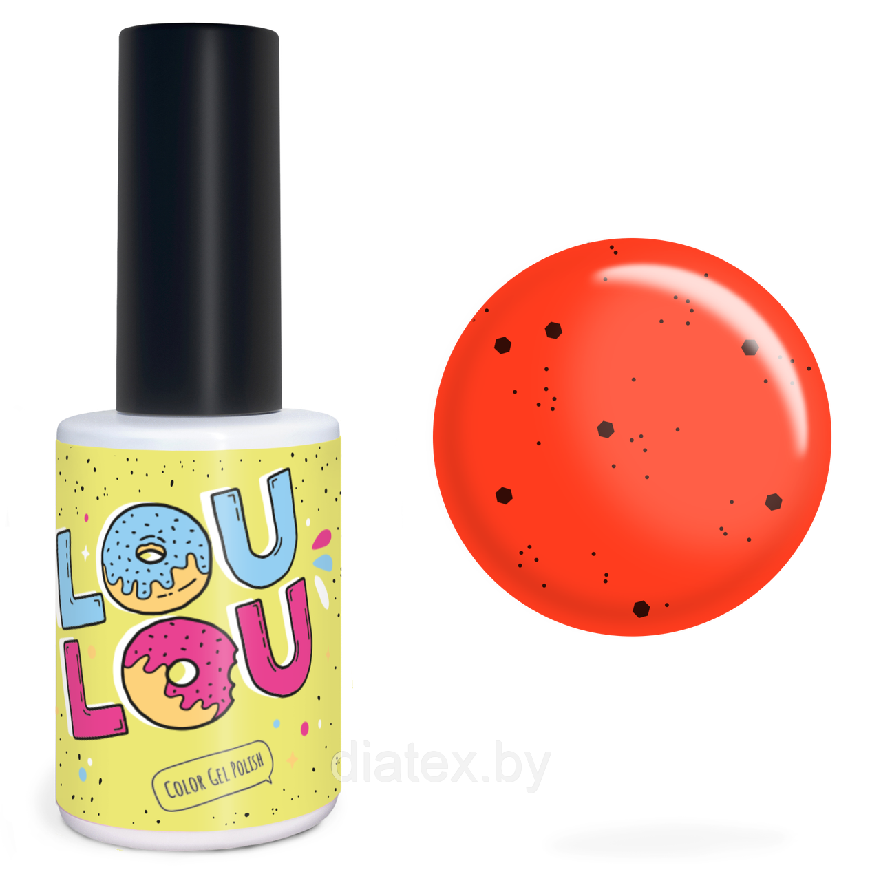 Гель-лак LOULOU “ss5” (10мл.) яркий коралловый