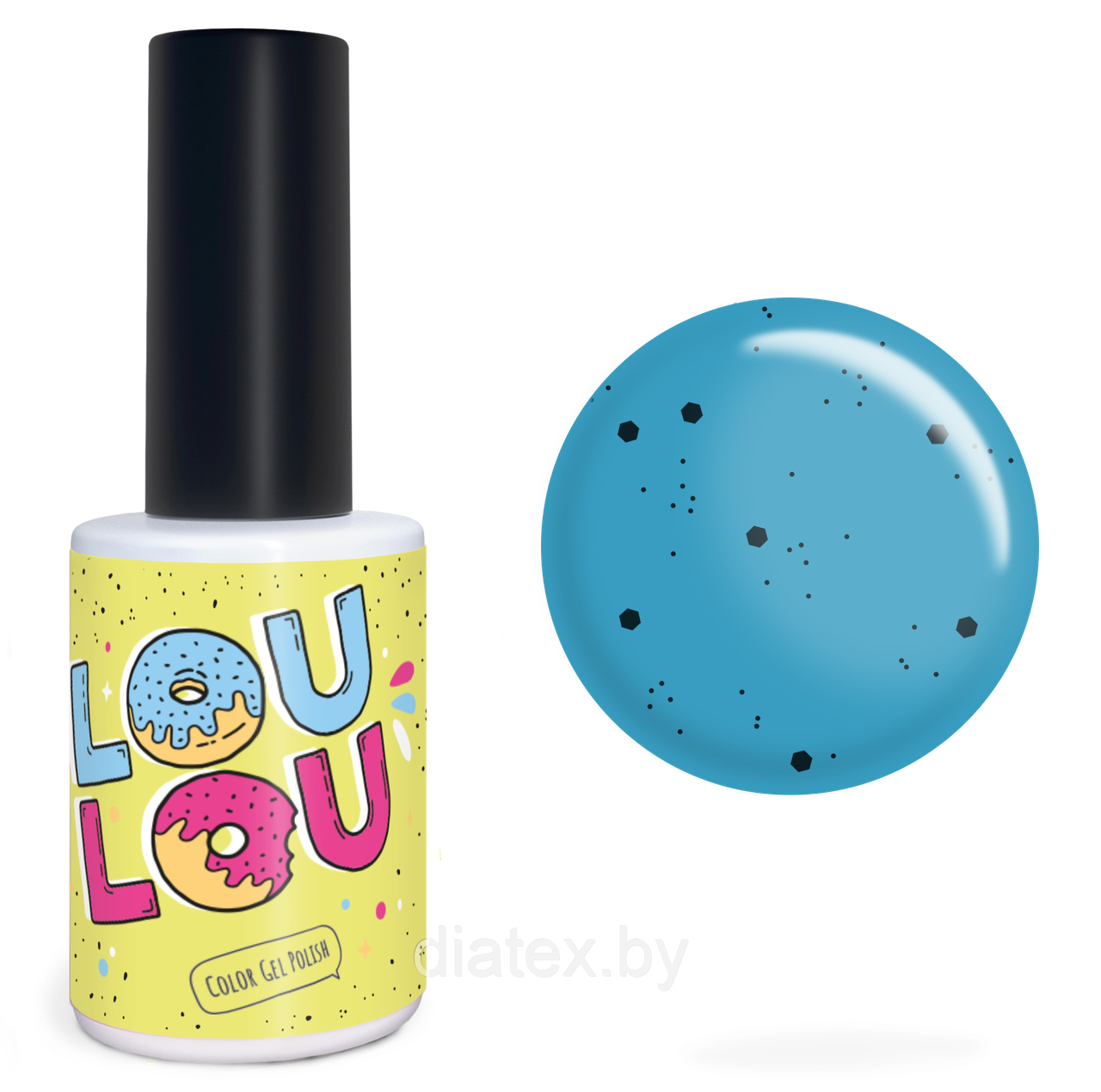 Гель-лак LOULOU “ss2” (10мл.) голубая лагуна