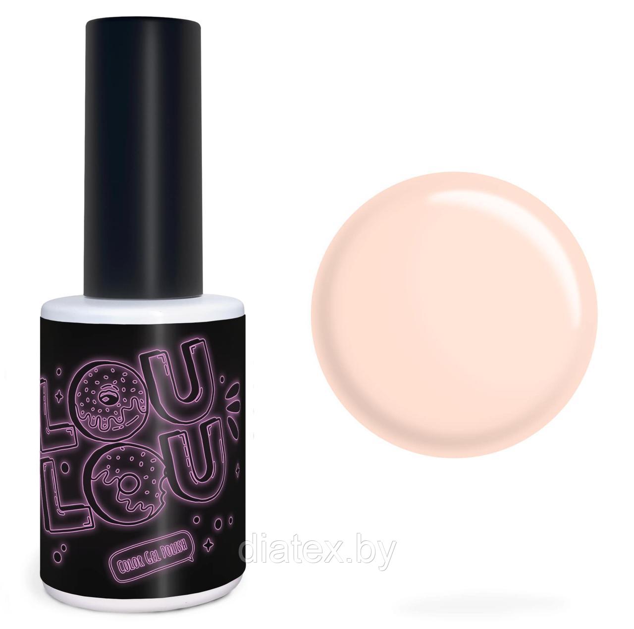 Гель-лак LOULOU “LM14” (10мл.) молочный