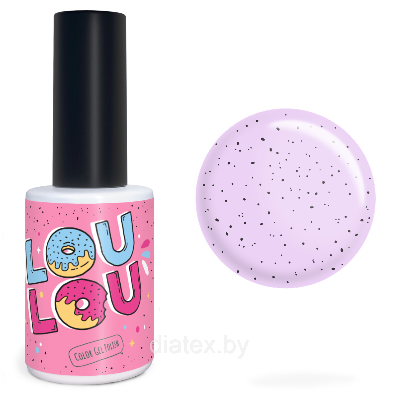 Гель-лак LOULOU “pt1” (10мл.) нежный аметист
