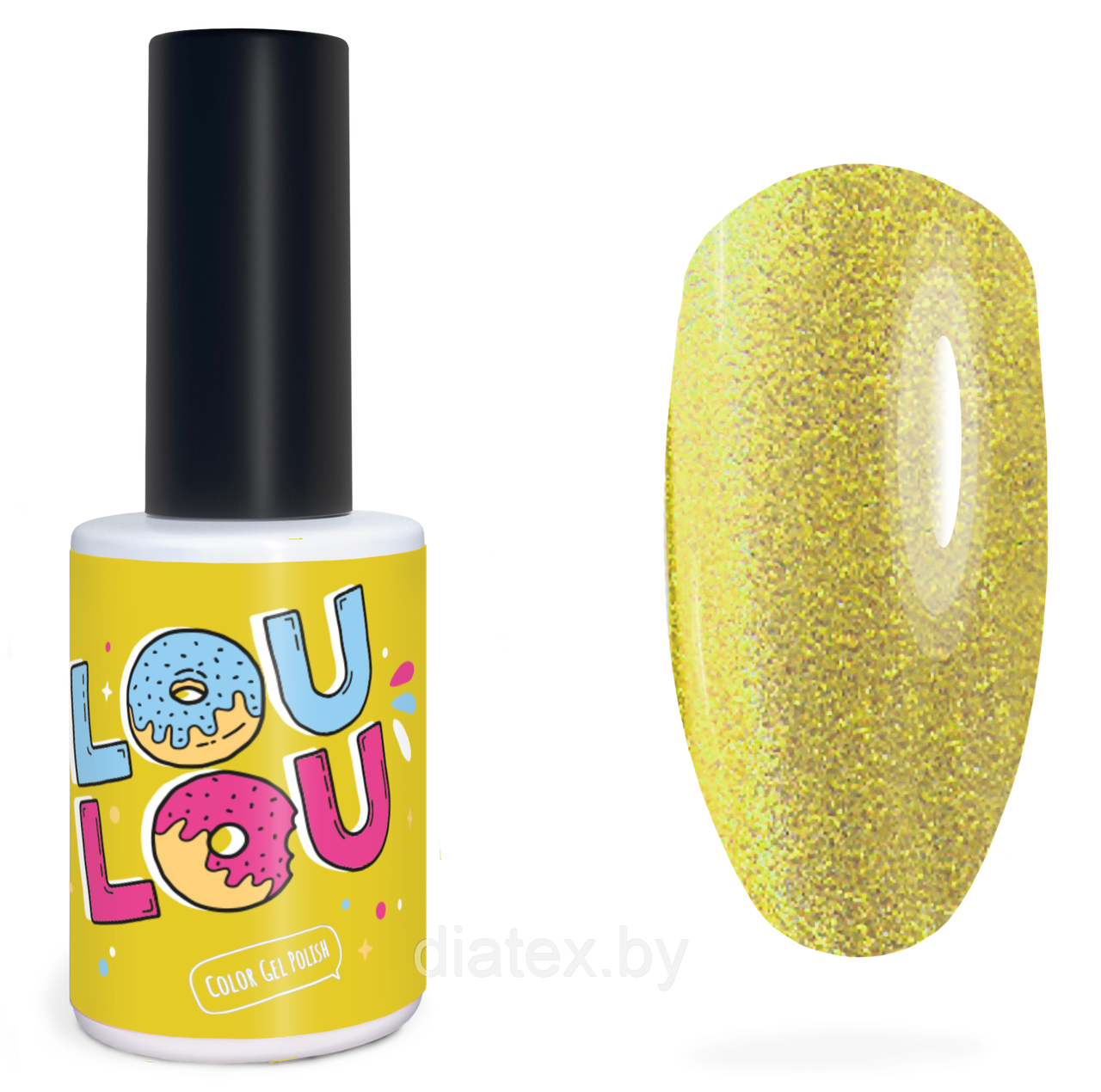 Гель-лак LOULOU “nc4” (10мл.) солнечный желтый
