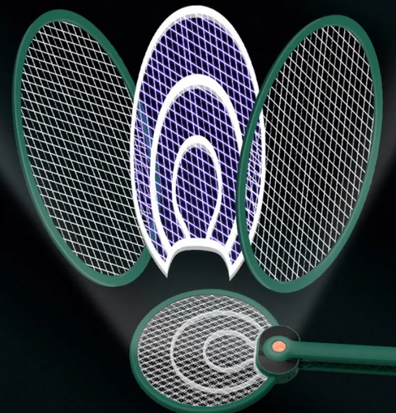 Мухобойка электрическая складная Electronic Mosquito Swatter от мух, комаров, москитов, мошек - фото 4 - id-p185207158