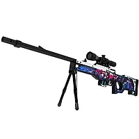 Деревянная снайперская винтовка VozWooden Active AWP Нео-Нуар (резинкострел)