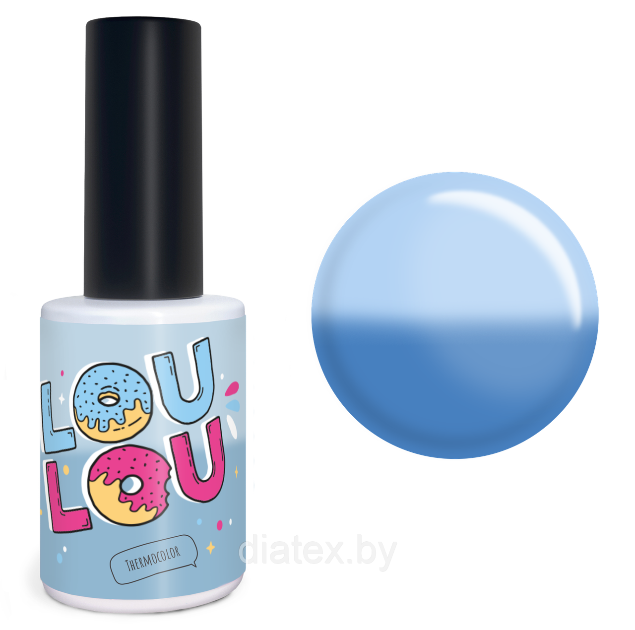 Гель-лак LOULOU “Tc1” (8мл.) голубая незабудка