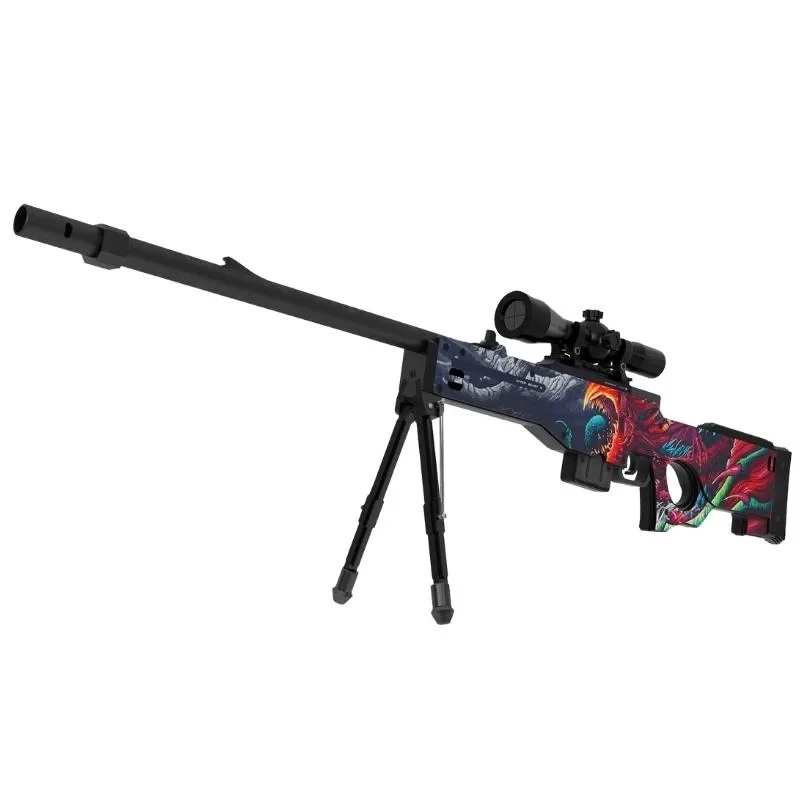 Деревянная снайперская винтовка VozWooden Active AWP Скоростной Зверь (резинкострел)