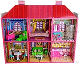 Кукольный домик / Дом барби / Набор с мебелью, фото 4