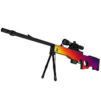 Деревянная снайперская винтовка VozWooden Active AWP Градиент (резинкострел)
