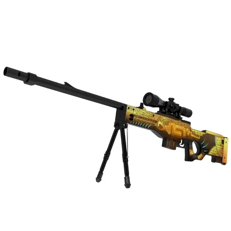 Деревянная снайперская винтовка VozWooden Active AWP / AWM Охотник за Сокровищами (Стандофф 2 резинкострел), фото 1
