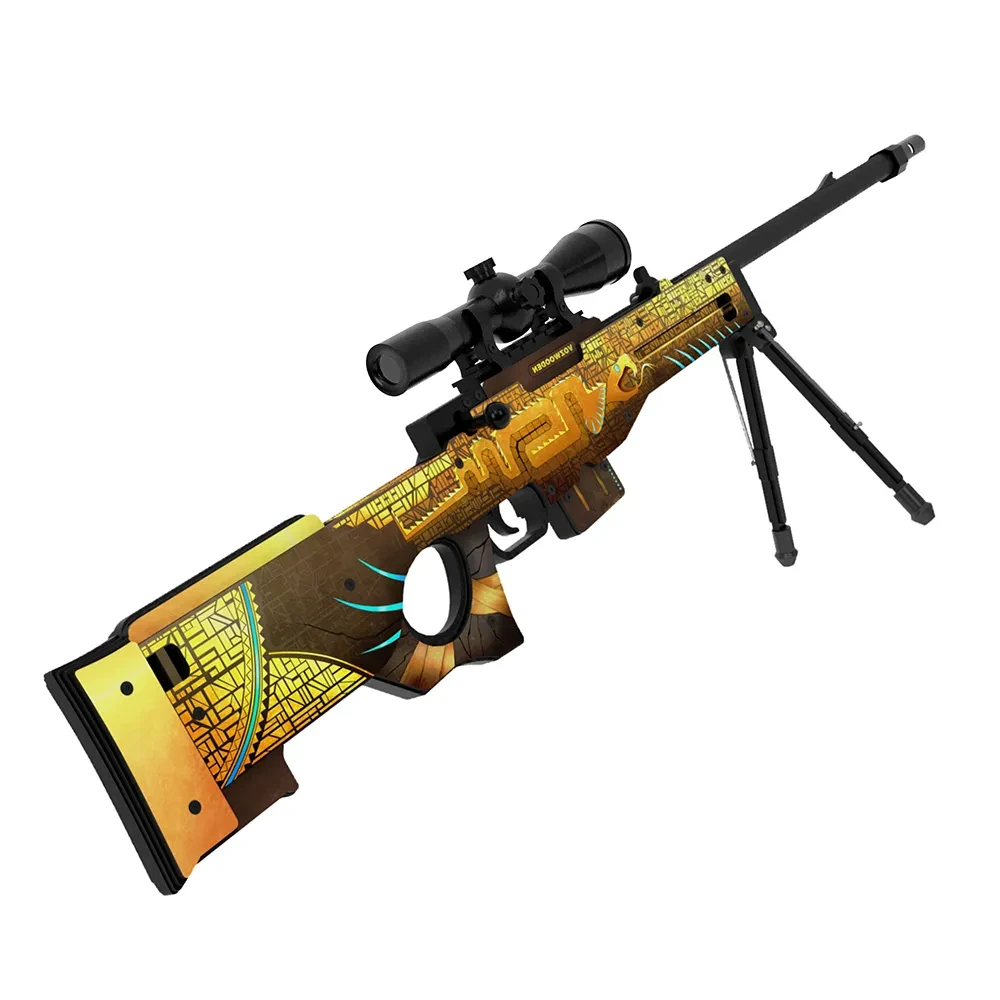 Деревянная снайперская винтовка VozWooden Active AWP / AWM Охотник за Сокровищами (Стандофф 2 резинкострел) - фото 3 - id-p185212018