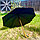 Зонт-трость универсальный Arwood полуавтомат деревянная ручка.Синий., фото 5