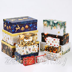 Набор коробок подарочных 15 в 1 «С Новым годом», 12 х 7 х 4 см - 46,6 х 35,2 х 17.5 см