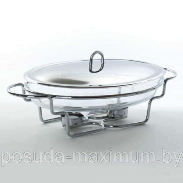 Мармит из жаропрочного стекла овальный Bohmann BH 2007 - 3,2 л, стекло
