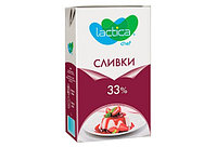 Сливки натуральные LAKTIKA 33% 1 л