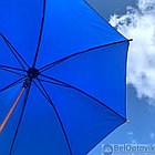Зонт-трость универсальный Arwood Полуавтоматический / деревянная ручка Черный, фото 8