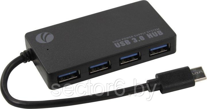 Кабель-адаптер USB3.1 Type-CM --> 4*USB3.0 (F) VCOM DH302C VCOM Кабель-адаптер USB3.1 Type-CM --> 4*USB3.0, фото 2