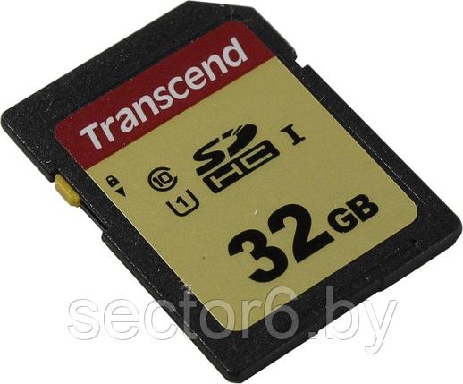 Карта памяти Transcend TS32GSDC500S SDHC Memory Card 32Gb UHS-I U1 TRANSCEND Карта памяти Transcend, фото 2