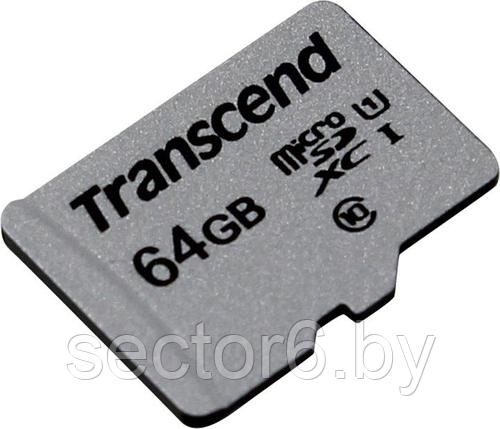 Карта памяти Transcend TS64GUSD300S microSDXC 64Gb UHS-I U1 TRANSCEND Карта памяти Transcend TS64GUSD300S, фото 2