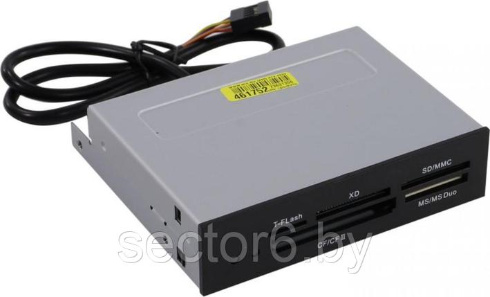 Картридер ExeGate CR-415 3.5"  Internal  USB2.0 CF/xD/SD/MMC/microSD/MS(/Duo)  Reader/Writer  EX283581RUS, фото 2