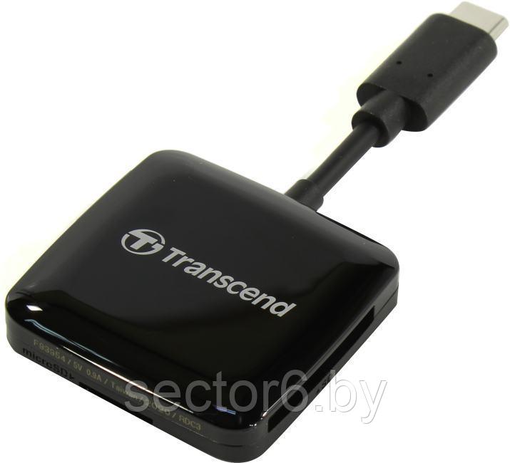 Картридер Transcend TS-RDC3 USB-C SDXC/microSDXC Card Reader/Writer TRANSCEND Картридер Transcend TS-RDC3