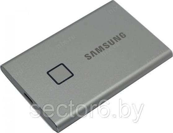 Твердотельный накопитель Samsung. Samsung External SSD T7 Touch, 500GB, USB Type-C, R/W 1000/1050MB/s, Grey, фото 2