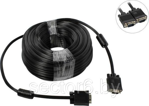 Cablexpert CC-PPVGA-30M-B Кабель монитор - SVGA card (15M -15M) 30м 2 фильтра Gembird Cablexpert, фото 2
