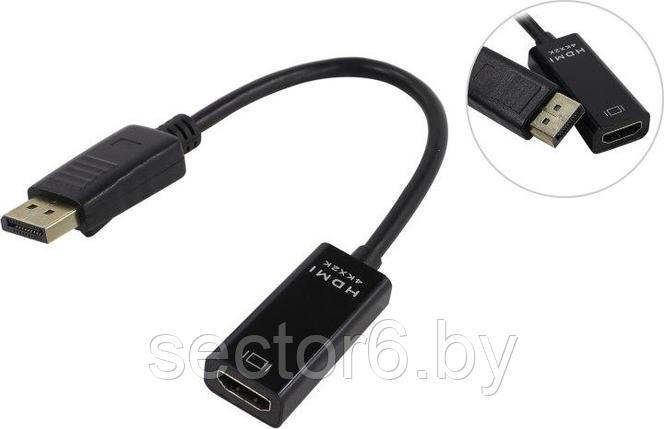 Orient C316 Кабель-переходник DisplayPort (M) -> HDMI (F) ORIENT Orient C316 Кабель-переходник DisplayPort, фото 2