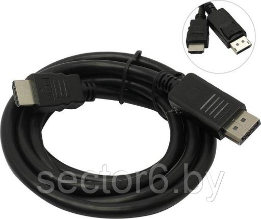 Кабель-переходник Cablexpert CC-DP-HDMI-6  DisplayPort (M) -> HDMI (M) 1.8м Gembird Кабель-переходник, фото 2