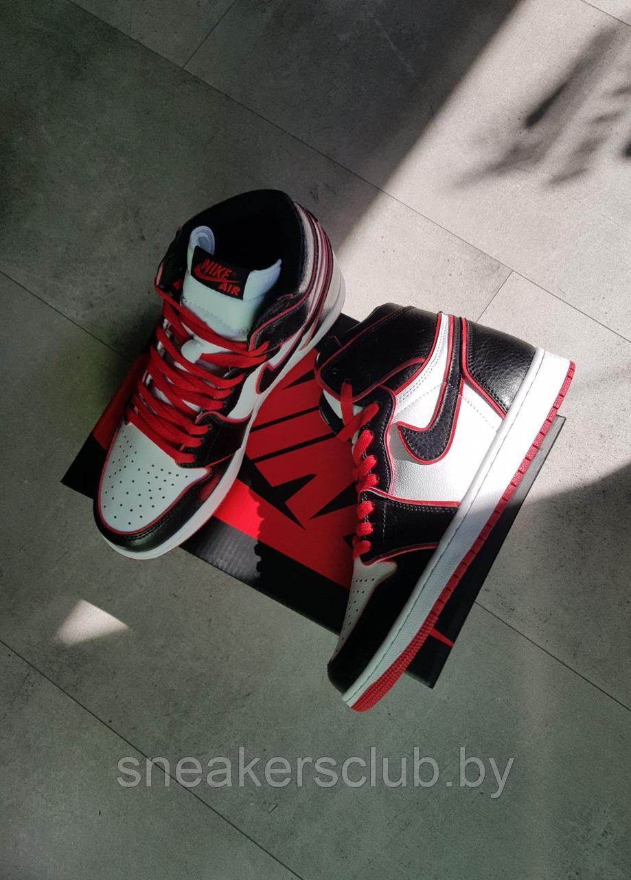 Кроссовки мужские Nike Air Jordan 1 / высокие кроссовки / повседневные - фото 7 - id-p185109258