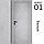Межкомнатная дверь "ФЛЕКС" 01 (Цвета - Белый; Серый; Бежевый; Чёрный), фото 2