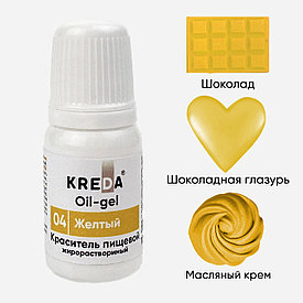 Красители жирорастворимые KREDA Oil-gel, 10мл